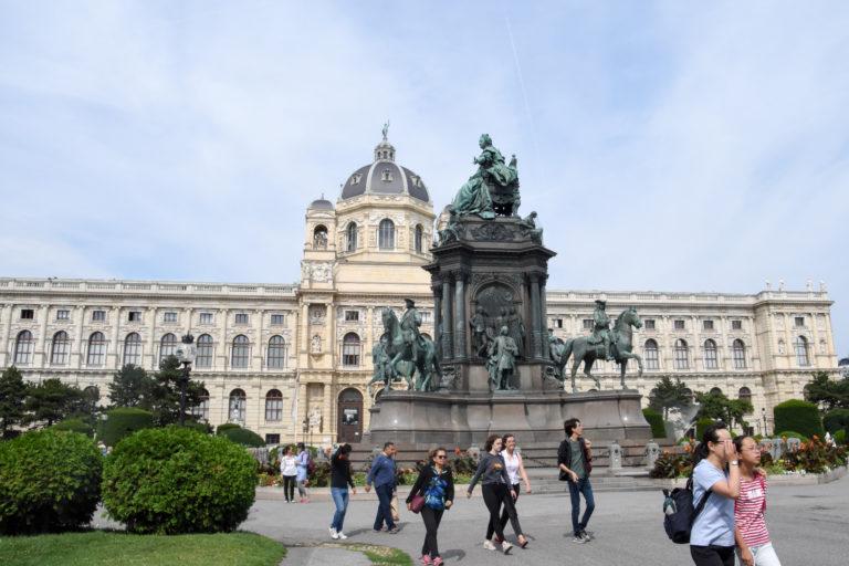 2018年7月，维也纳——雕像